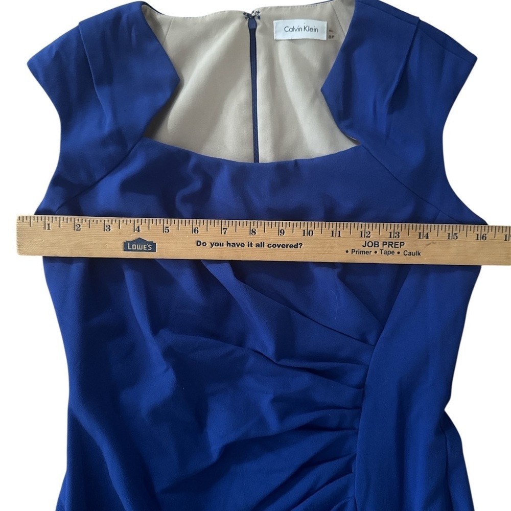 Calvin Klein Royal Blue Mini Dress, WOMENS 8P - Picture 3 of 5